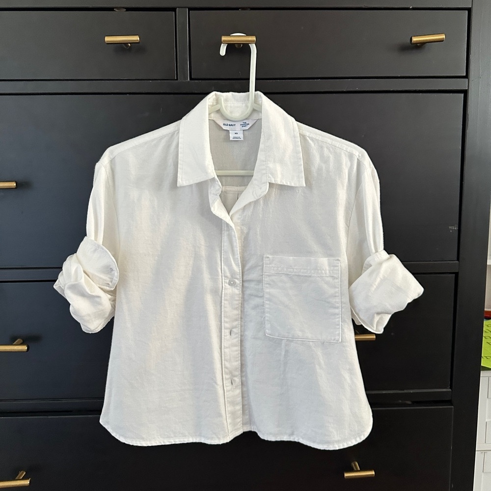 White Button Down Shirt in excellent condition